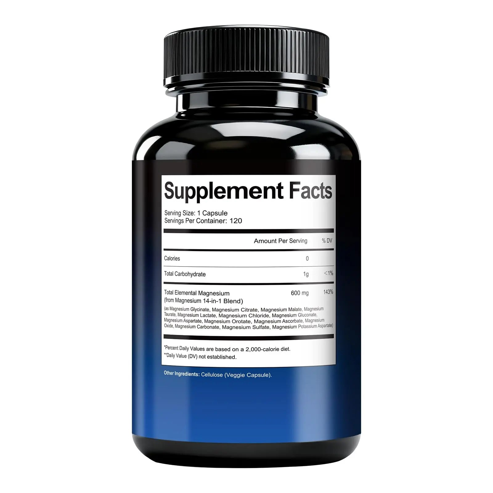 14-in-1 Magnesium Complex Supplement, 1200mg Elemental Magnesium Glycinate, Citrate, Malate, Taurate - Magnesium Complex for Women Nerves, Bone & Heart Health | Non-GMO GrthNutr Au supplements