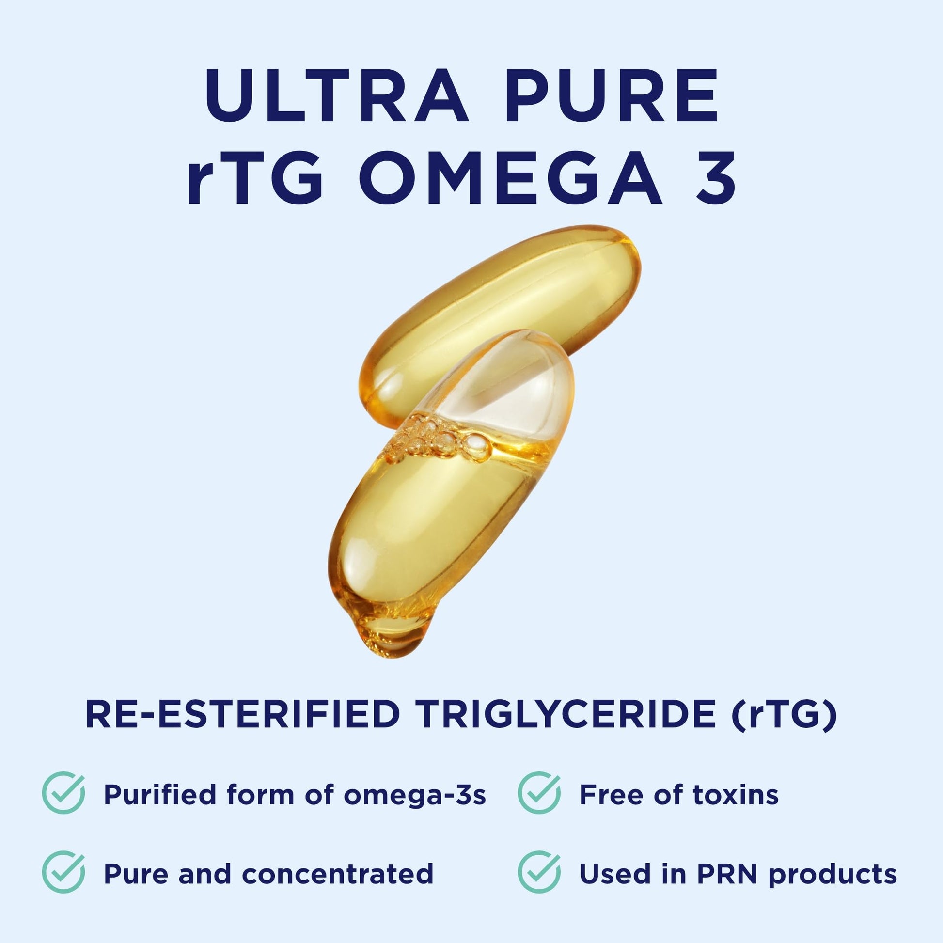 De3 Dry Eye Ultra Pure rTG Omega 3 – Support for Dry Eyes - 2400mg EPA & DHA – New & Improved-Burpless-3 per Day Serving, 3-Month Supply PRN Physician Recommended Nutriceuticals Au supplements