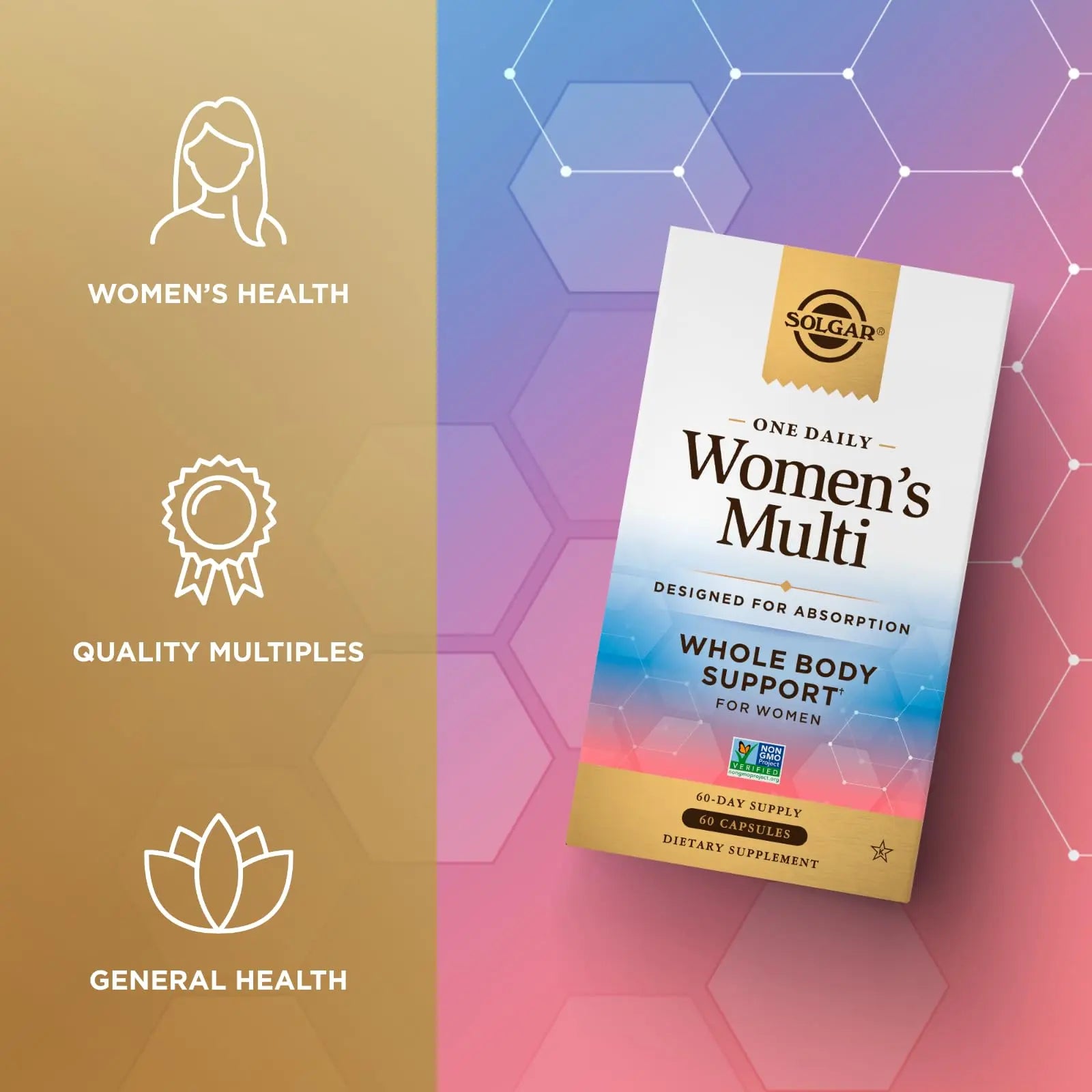 SOLGAR One a Day Women & Mens Bundle:Daily Women's Multi Whole Body Support, 60 Servings + Daily Men's Multivitamin Whole Body Support Supplement, 60 Servings SOLGAR Au supplements