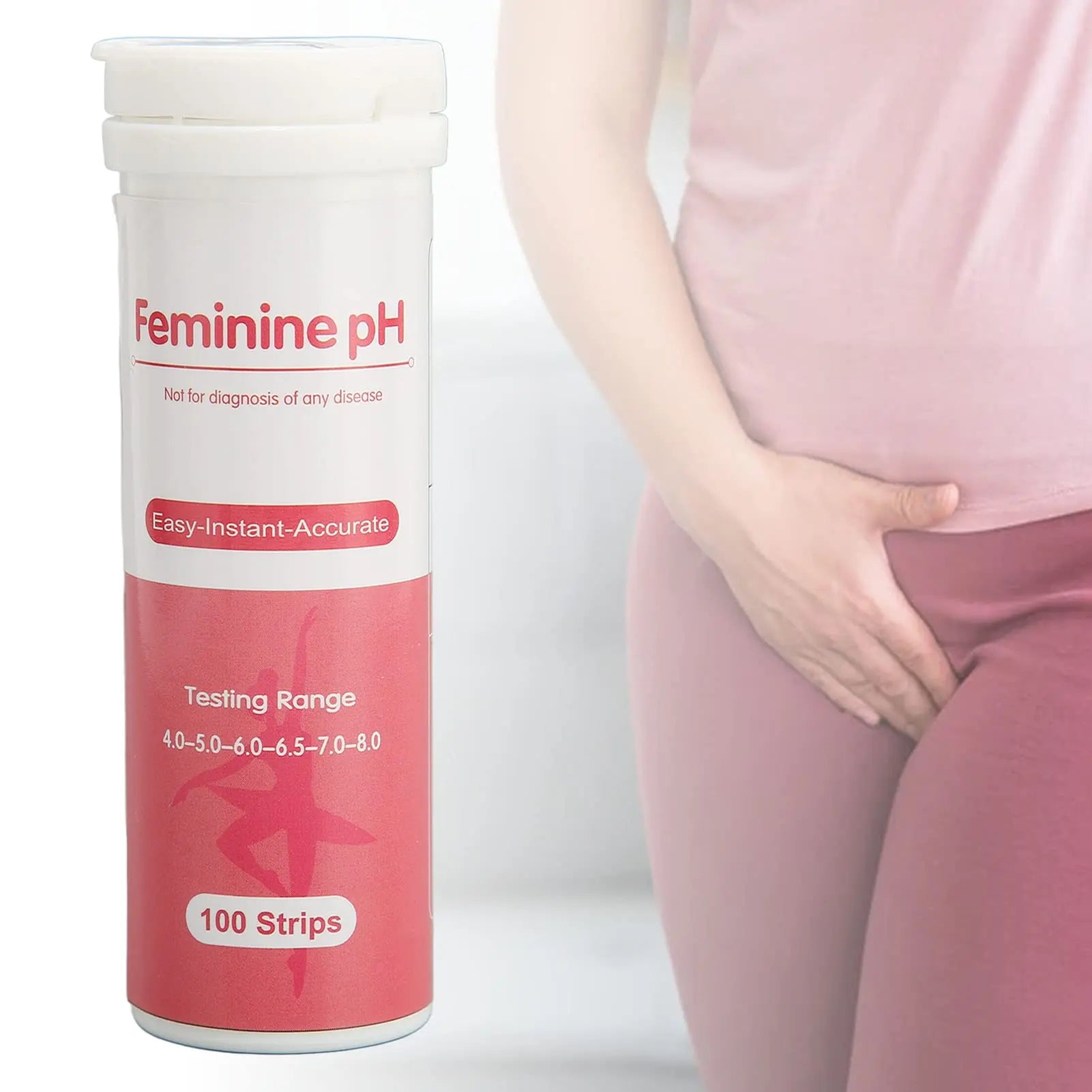 100 Vaginal Test Strips Check PH Level for Female Health, Accurate & Easy to Use, Monitor Gynecologic Betued Au supplements
