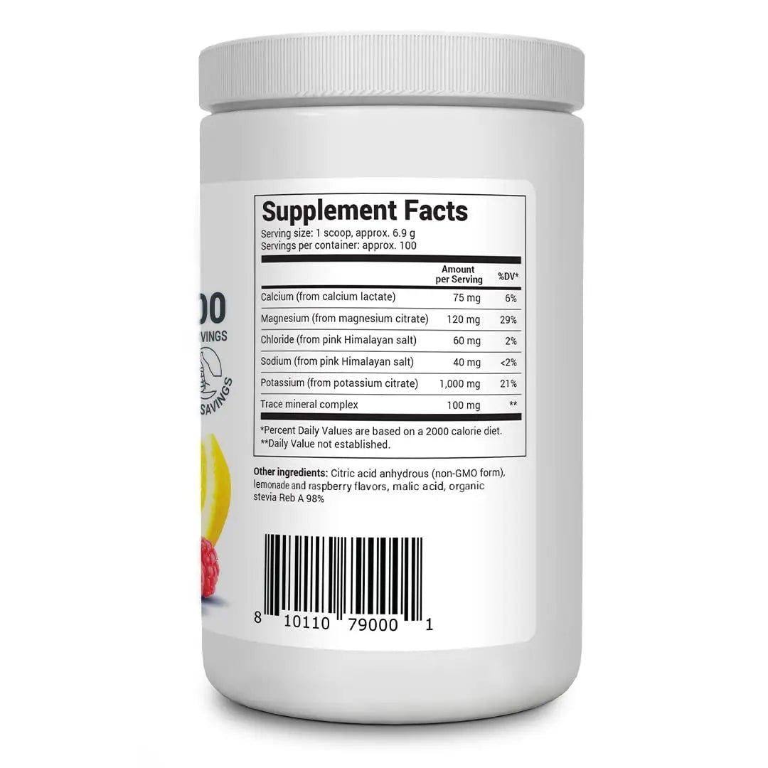 Dr. Berg's Electrolyte Powder 100 Servings Bundle - Raspberry Lemon & Lemonade Dr. Berg Nutritionals Au supplements