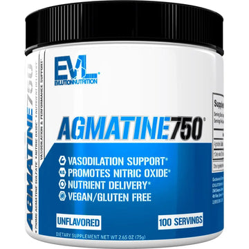 Evlution Agmatine Sulfate Nitric Oxide Powder Nutrition High Strength Agmatine Sulfate Evlution Au supplements
