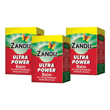 Zandu Ultra Red Balm | Ayurvedic Balm with Menthol, Camphor, Eucalyptus Oil | Relieves from Bodyache, Cold & Muscle Stiffness | Non Greasy & Fast Acting | 0.85 Fl Oz (Pack of 1) Zandu Au supplements