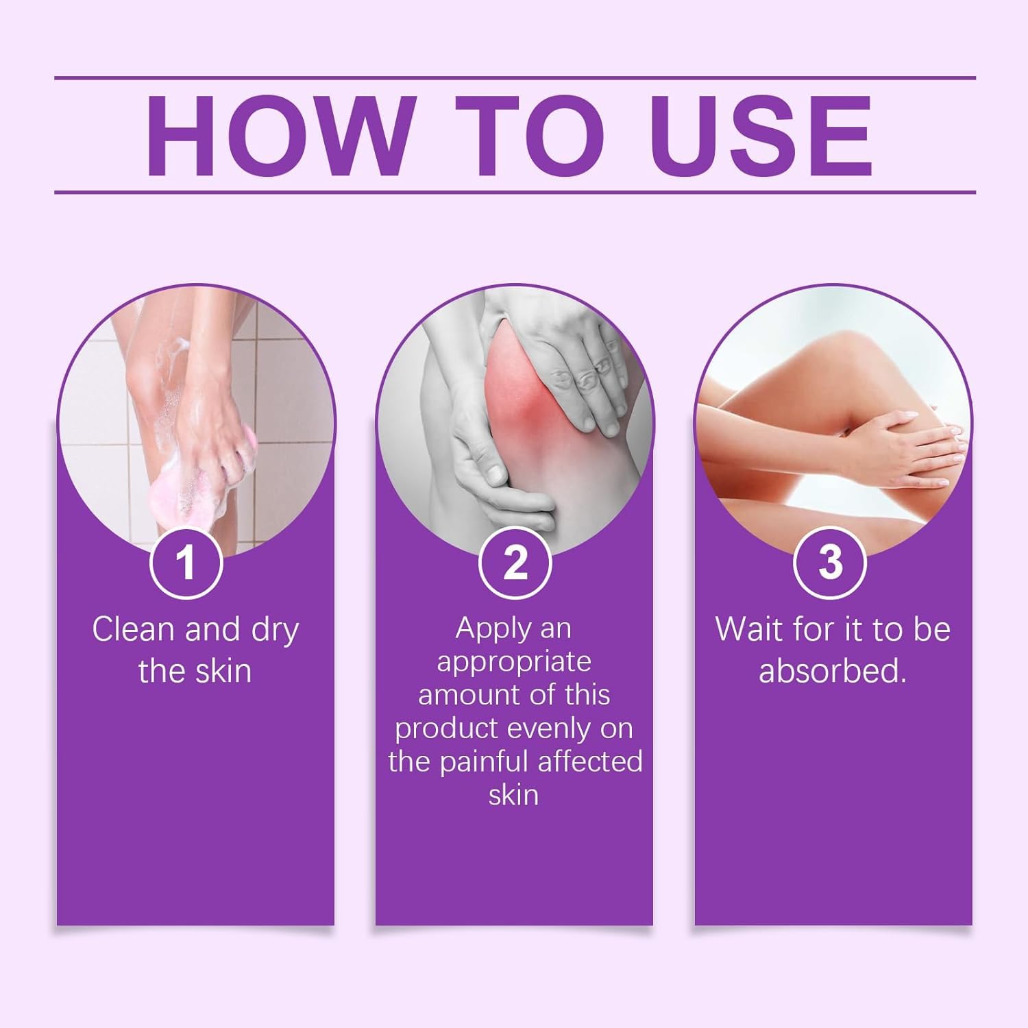 TIMLIFE 2PCS Joint Purple Gel, Purple Relief Soothing Massage Cream,Joint Activities Throughout The Body, Soothes Knees, Lumbar, Neck, Hands, and Feet TIMLIFE Au supplements