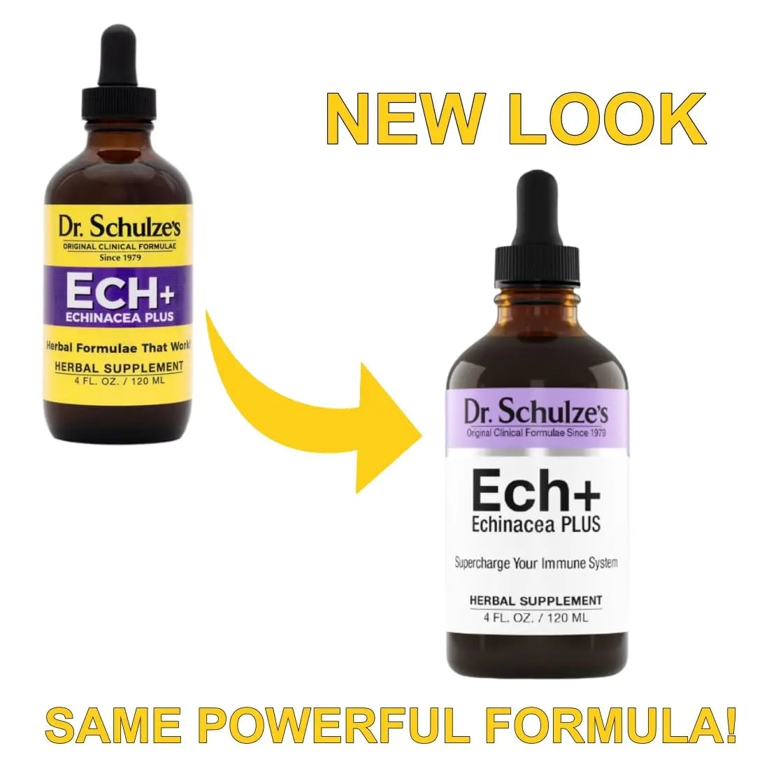 Dr. Schulze's Echinacea Plus | Echinacea Root and Seed | All Organic Extract | Gluten-Free Dr. Schulze's Au supplements