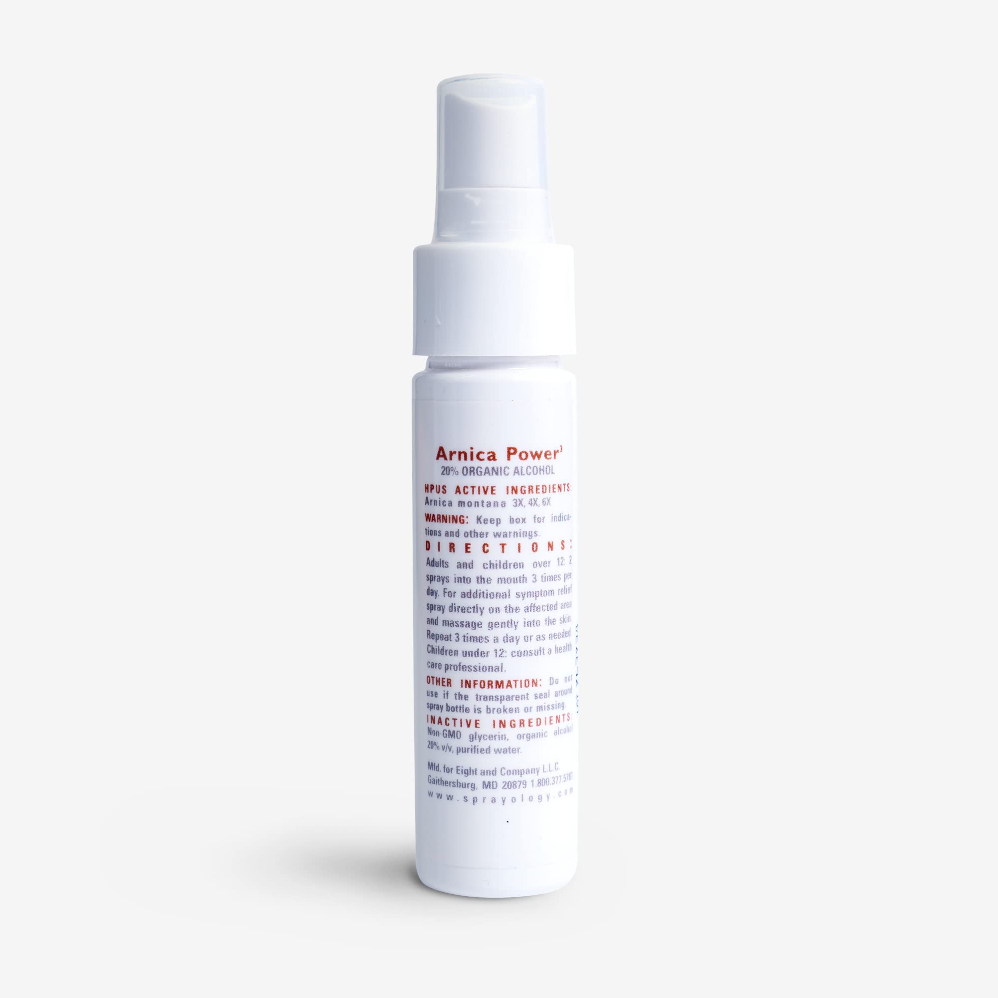 Sprayology Arnica Power - Homeopathic Oral Spray to Alleviate Muscle and Joint Discomfort | Vegan | Gluten-Free | All Natural | Lactose Free | Vegan | 30 Day Supply (1.38 fl oz) Sprayology Au supplements