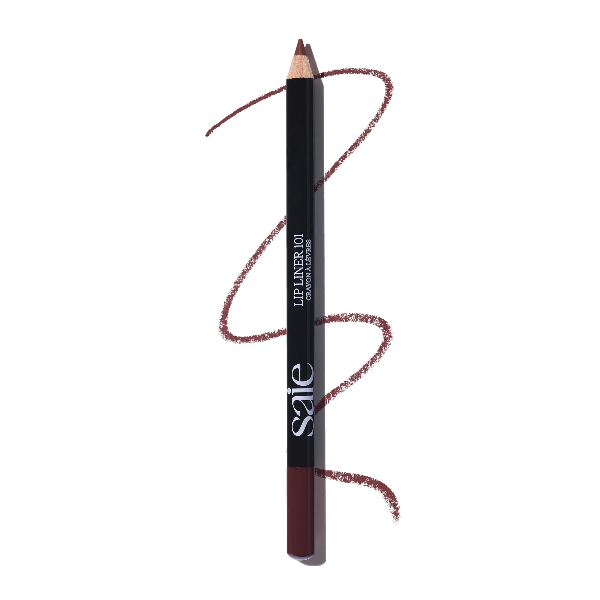 Saie Lip Liner 101 - Lip Pencil Made with a Creamy, Soft Matte Formula for a Naturally Framed or Fully Filled Look - Supercharged with Shea Butter & Jojoba Oil - Tease (.05 oz) Saie Au supplements