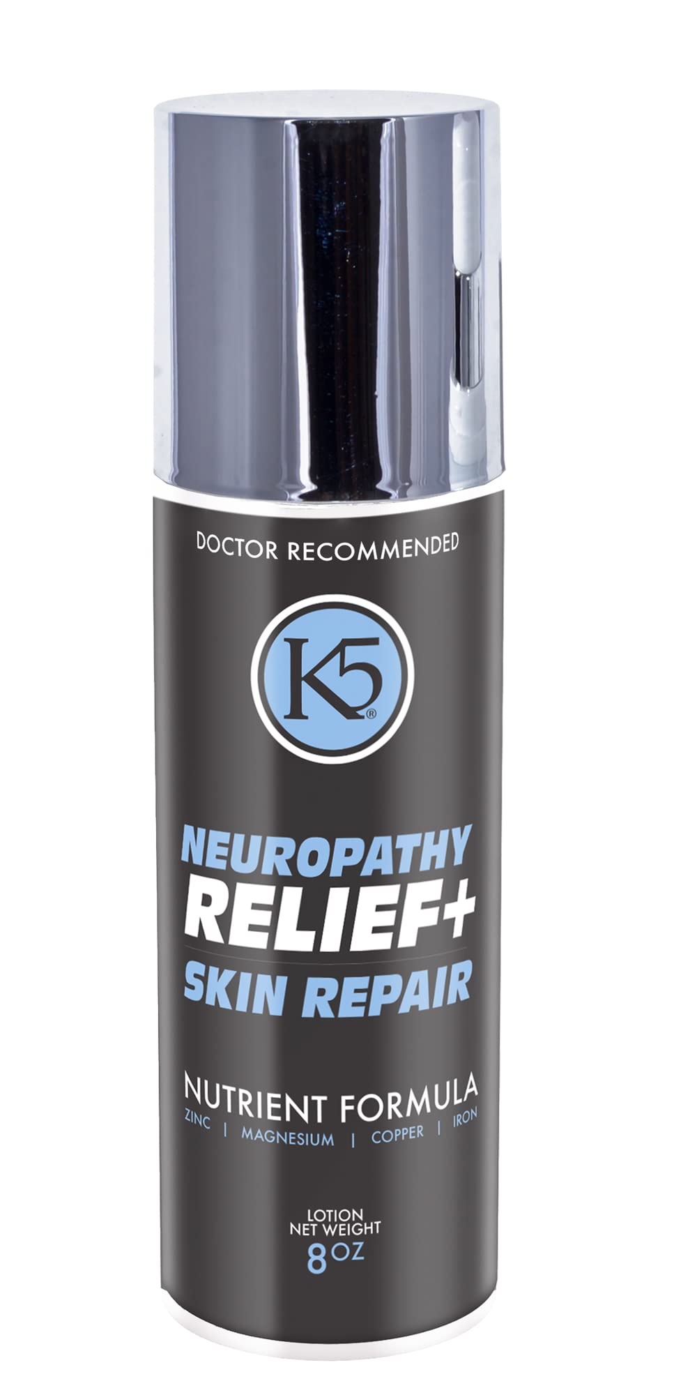 K5 Neuropathy Relief & Skin Healing Cream – Doctor Recommended for Feet, Legs and Toes – Over 20 Vitamins & Minerals – Reduce Neuropathy Symptoms & Repair Damaged Skin (8 Fl Oz) K5 Au supplements