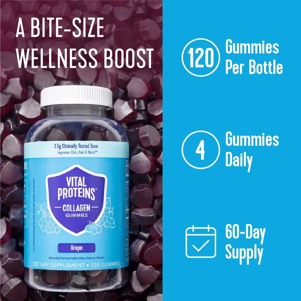 Vital Proteins Collagen Gummies, 2.5g of Clinically-Tested Collagen for Hair, Skin, Nails Vital Proteins Au supplements