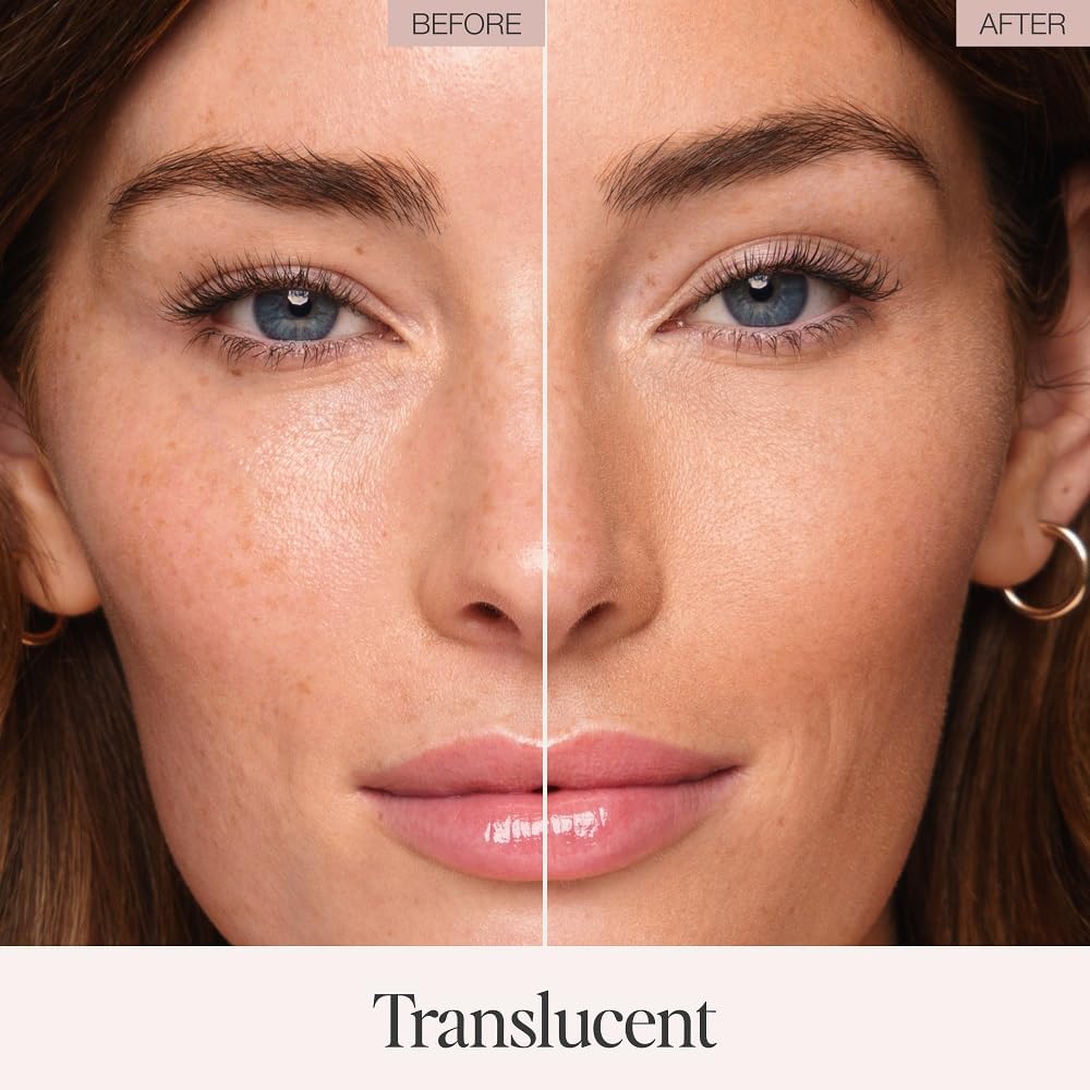 Jouer Soft Focus Hydrate & Setting - Pressed Powder with Matte Finish - Blurring Powder for Fine Lines and Pores - Set Face Makeup Foundation or Concealer - Translucent Jouer Au supplements