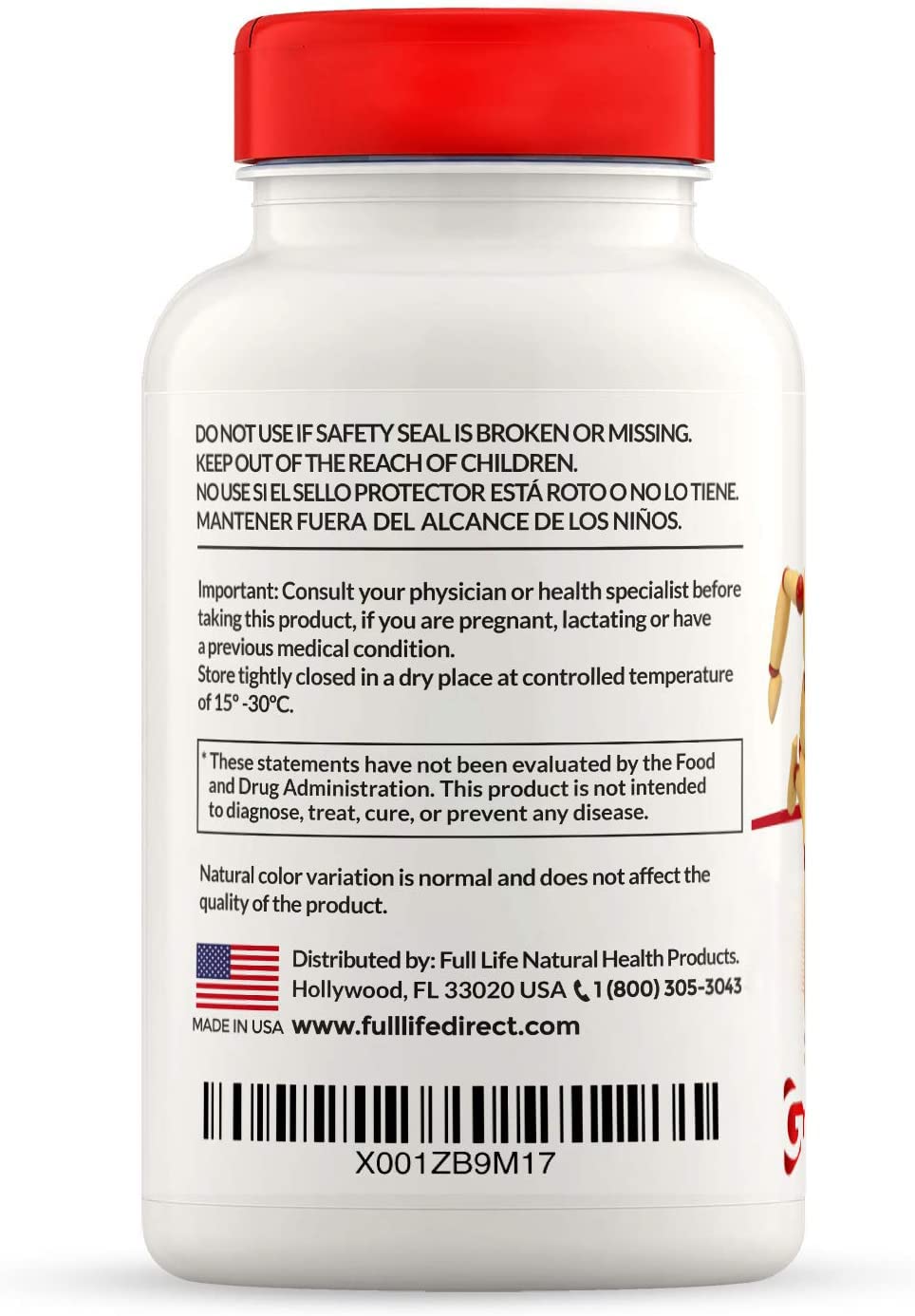 Full Life Reuma-Art X Strength – 400 mg Herbal Supplements - Supports Joint Flexibility – 180 Veggie Capsules Full Life Au supplements