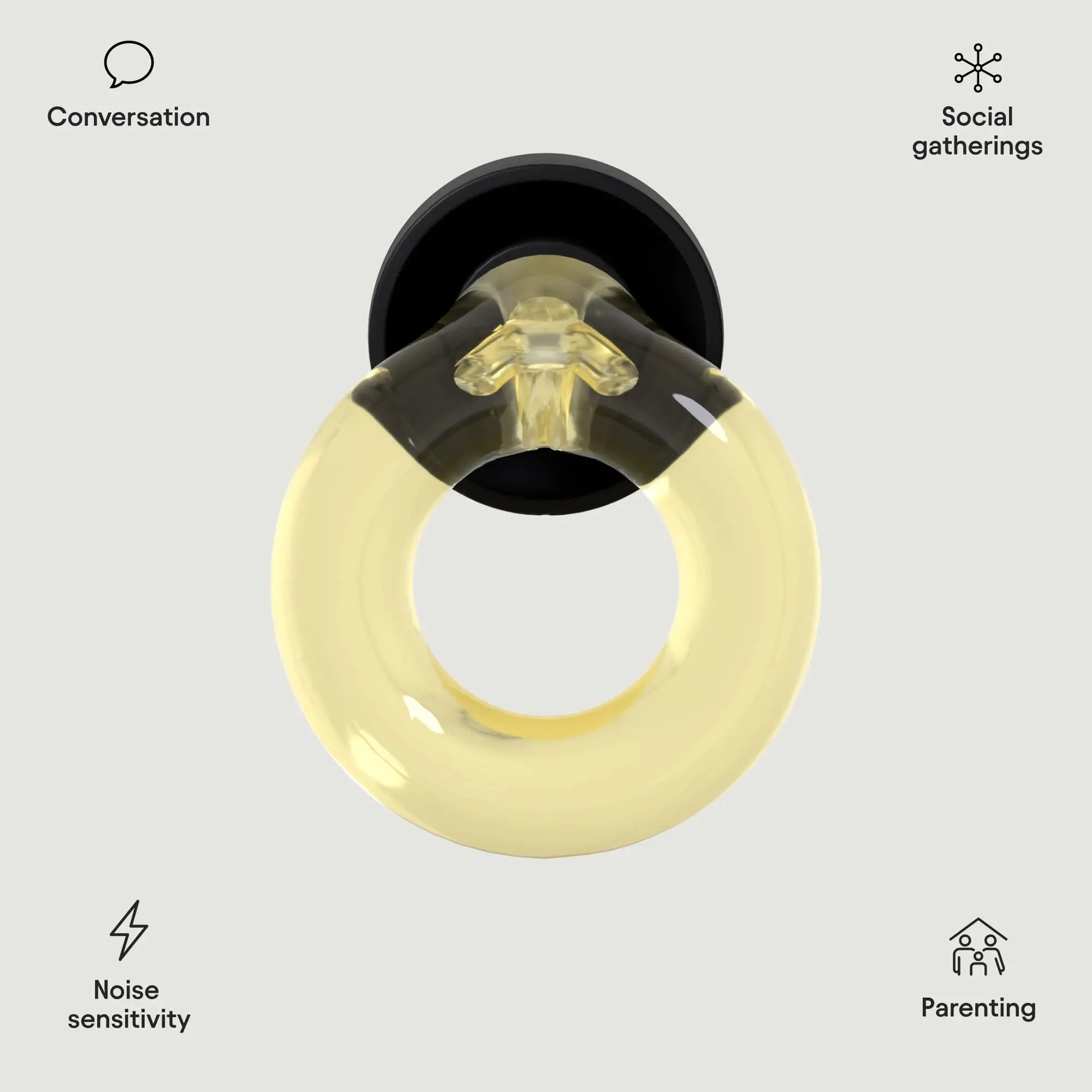 Loop Engage Earplugs for Conversation – Low-Level Noise Reduction Loop Au supplements