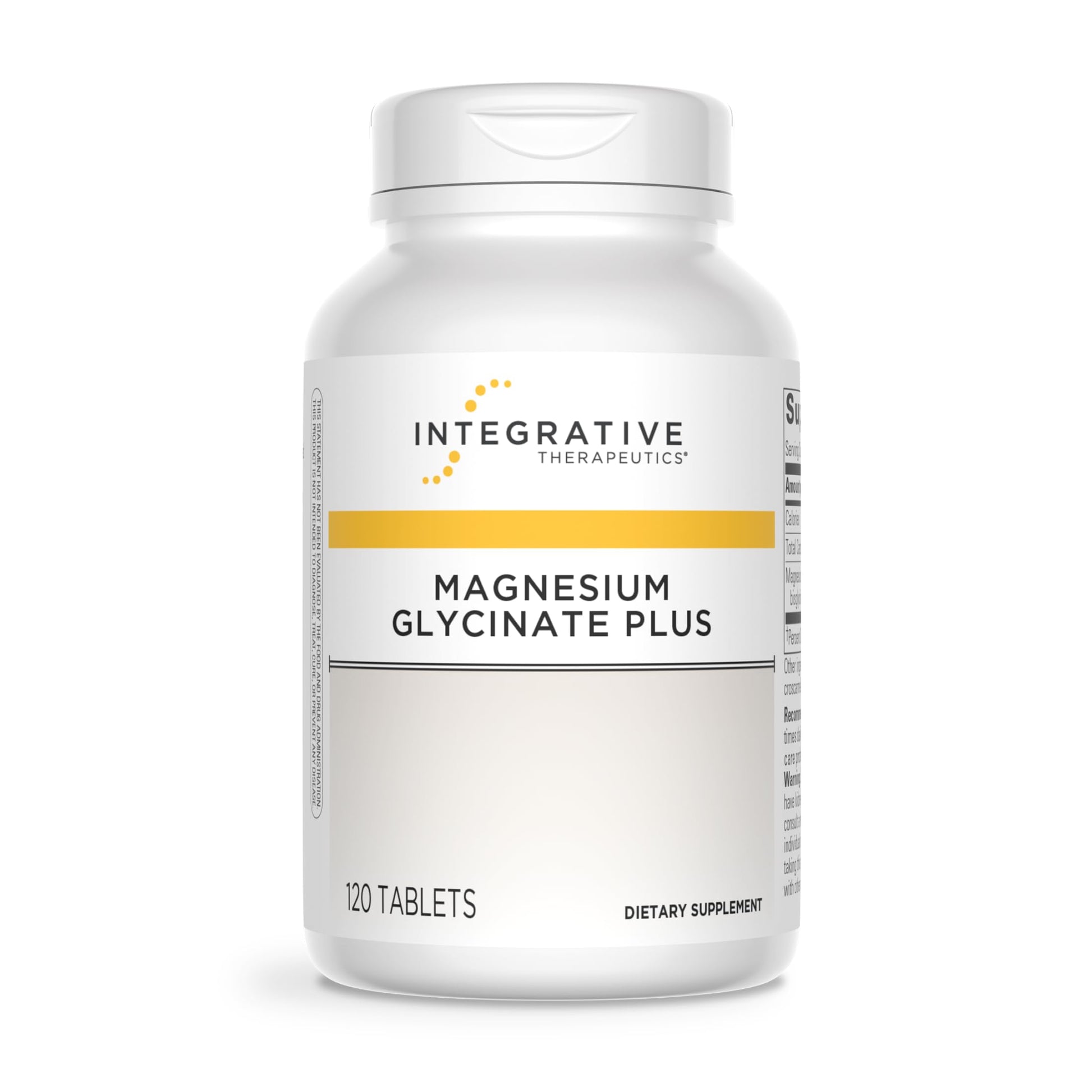 Integrative Therapeutics Magnesium Glycinate Plus - Brain Function Support Supplement for Adults* - Supports Heart and Muscular Function* - Dairy-Free & Gluten-Free - 120 Count (60 Servings) Integrative Therapeutics Au supplements