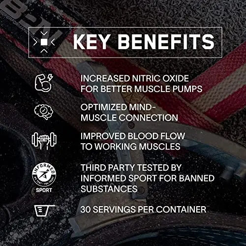 BARE PERFORMANCE NUTRITION, BPN Endo Pump Pre-Workout Muscle Pump Enhancer BARE PERFORMANCE NUTRITION Au supplements
