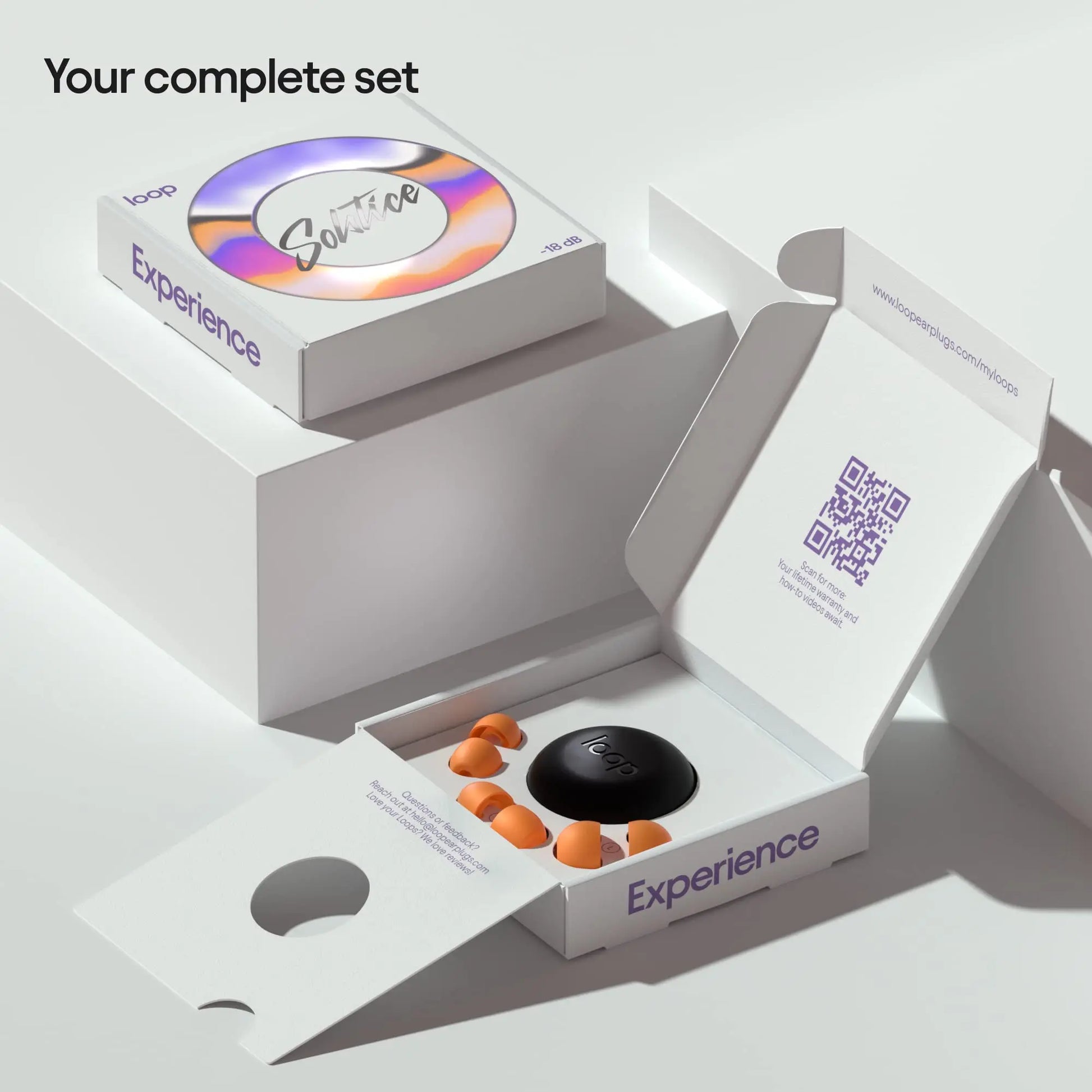 Loop Experience Ear Plugs for Concerts – High Fidelity Hearing Protection Loop Au supplements