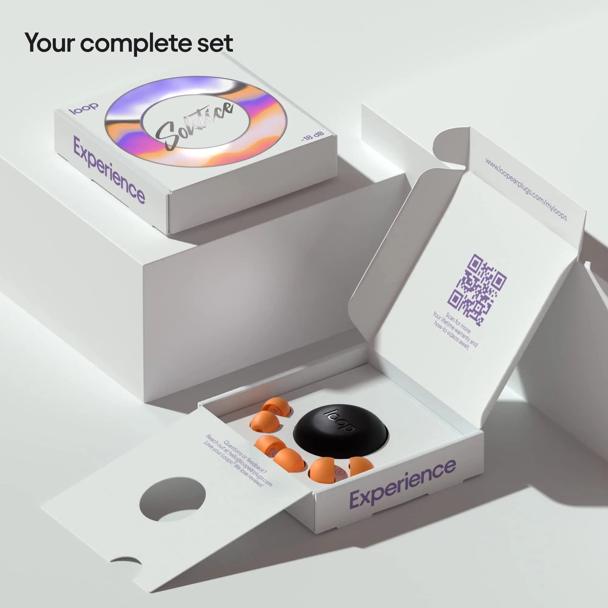Loop Experience Ear Plugs for Concerts – High Fidelity Hearing Protection Loop Au supplements