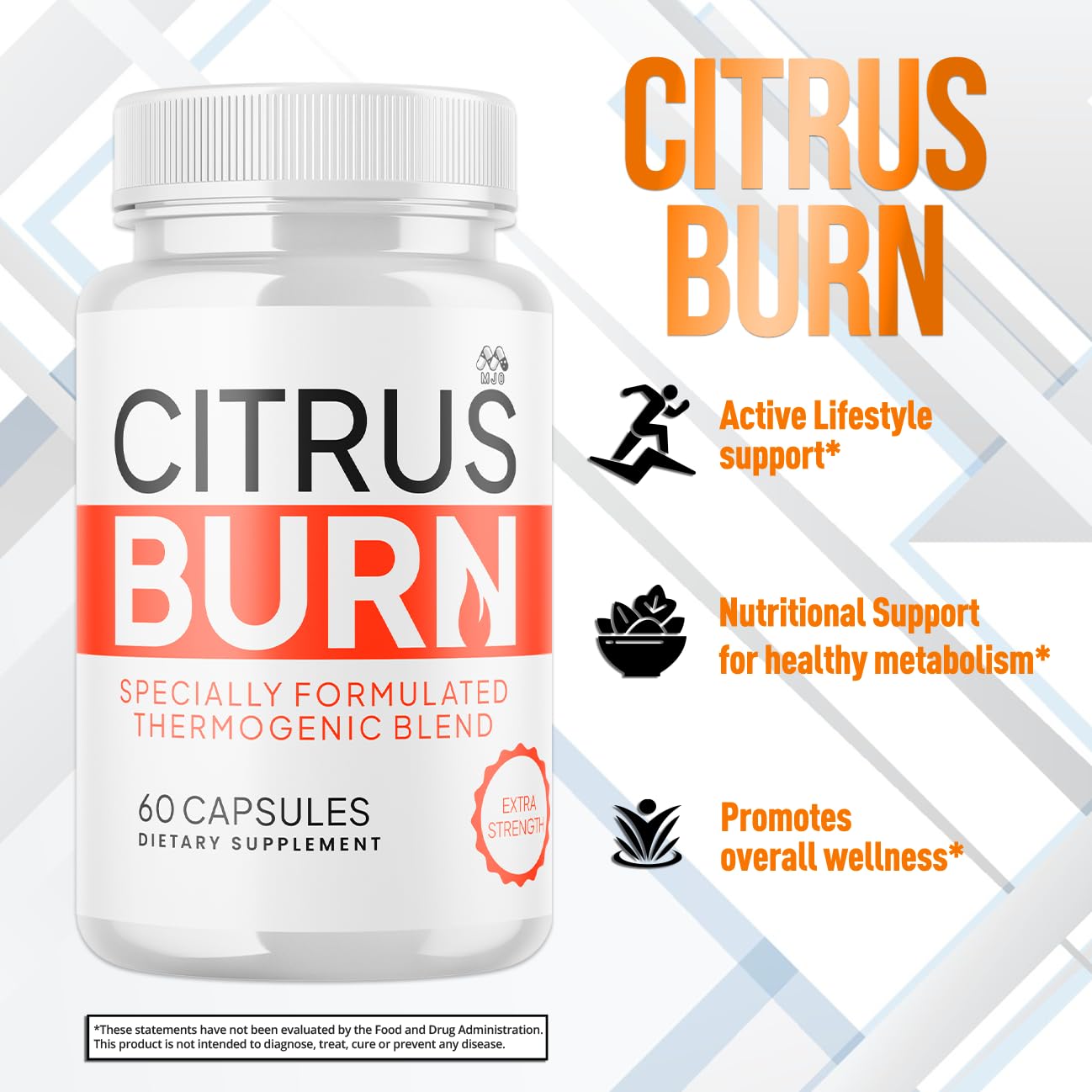 (2 Pack) Citrus Burn Capsules, Official CitrusBurn Pills with All Natural Ingredients, Advanced Citrus Burn for Optimal Health & Wellness Support with Premium Vitamins for Women & Men (120 Capsules) MJO Au supplements
