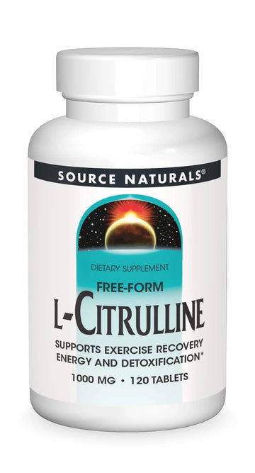 Source Naturals L-Citrulline 1000mg - Nitric Oxcide Booster - 120 Tablets Source Naturals Au supplements