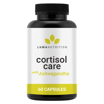 Luma Nutrition Cortisol Reducer and Manager - Ashwagandha + L-Theanine - Cortisol Supplements for Women and Men - Stress Relief, Restful Sleep, Detox, Lower and Control - 60 Capsules Luma Nutrition Au supplements