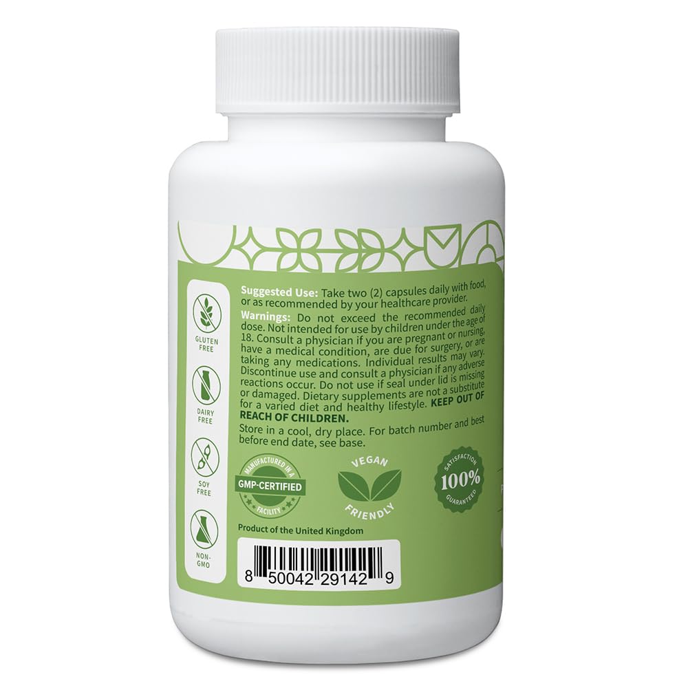 Pattern Wellness Vision Complex Supplement – Daily Eye & Visual Function Support – Herbal Extract & Vitamin Blend – 60 Vegan Capsules Pattern Wellness Au supplements