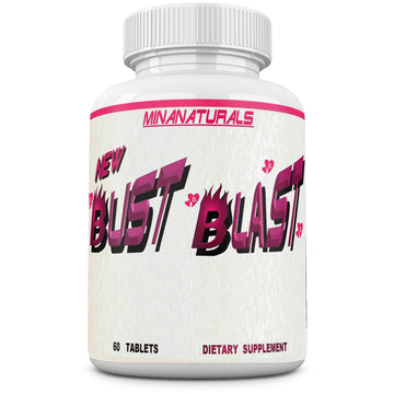 MINANATURALS Bust Blast Loaded Increase Breast Size Fast. Female Breast Enhancement - Bigger Boobs and Butt Pills. 60 Tablets MINANATURALS Au supplements
