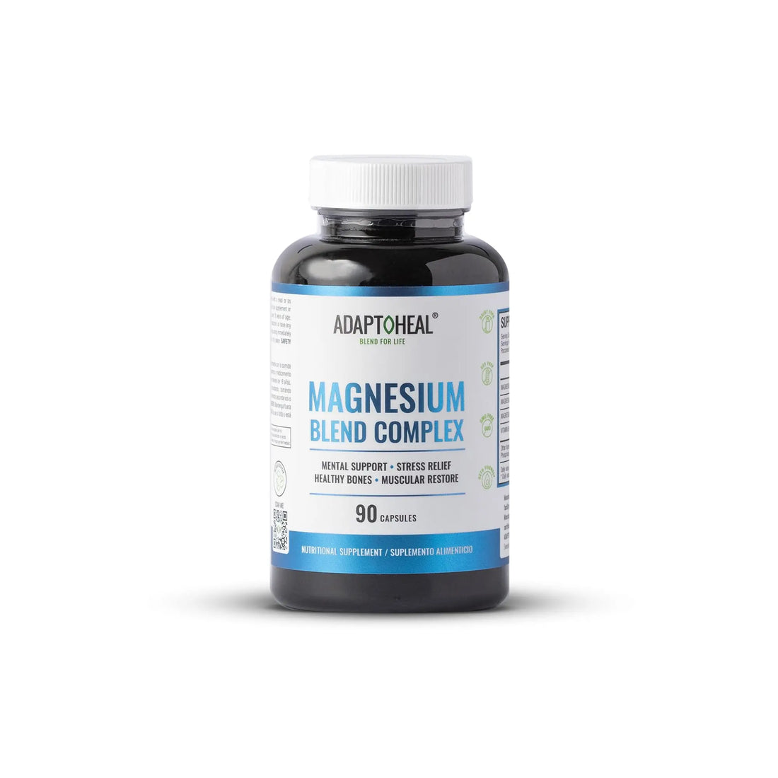 ADAPTOHEAL Magnesium Complex – Glycinate, Malate & Citrate with Vitamin B6, Sleep Support, Stress Relief, Muscle Relaxation, Nervous System Support – 90 Capsules ADAPTOHEAL Au supplements
