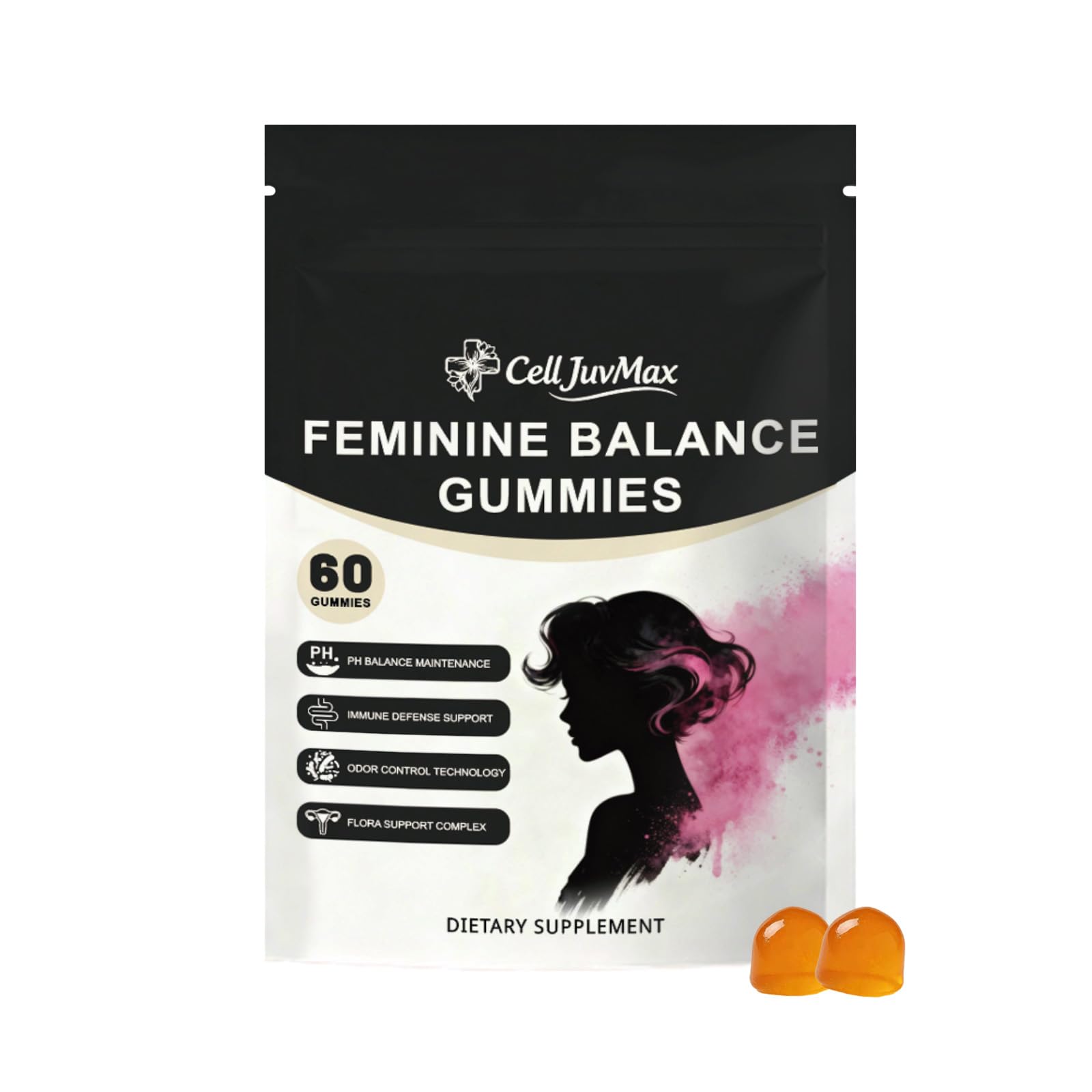 YFDSRF Feminine Balance Probiotic Gummies for Women - with Hawaiian Pineapple, pH Balance Support, Healthy Odor & Flora, Vaginal & Immune Health, Vegan Dietary Supplement - 60 Gummies (1) YFDSRF Au supplements