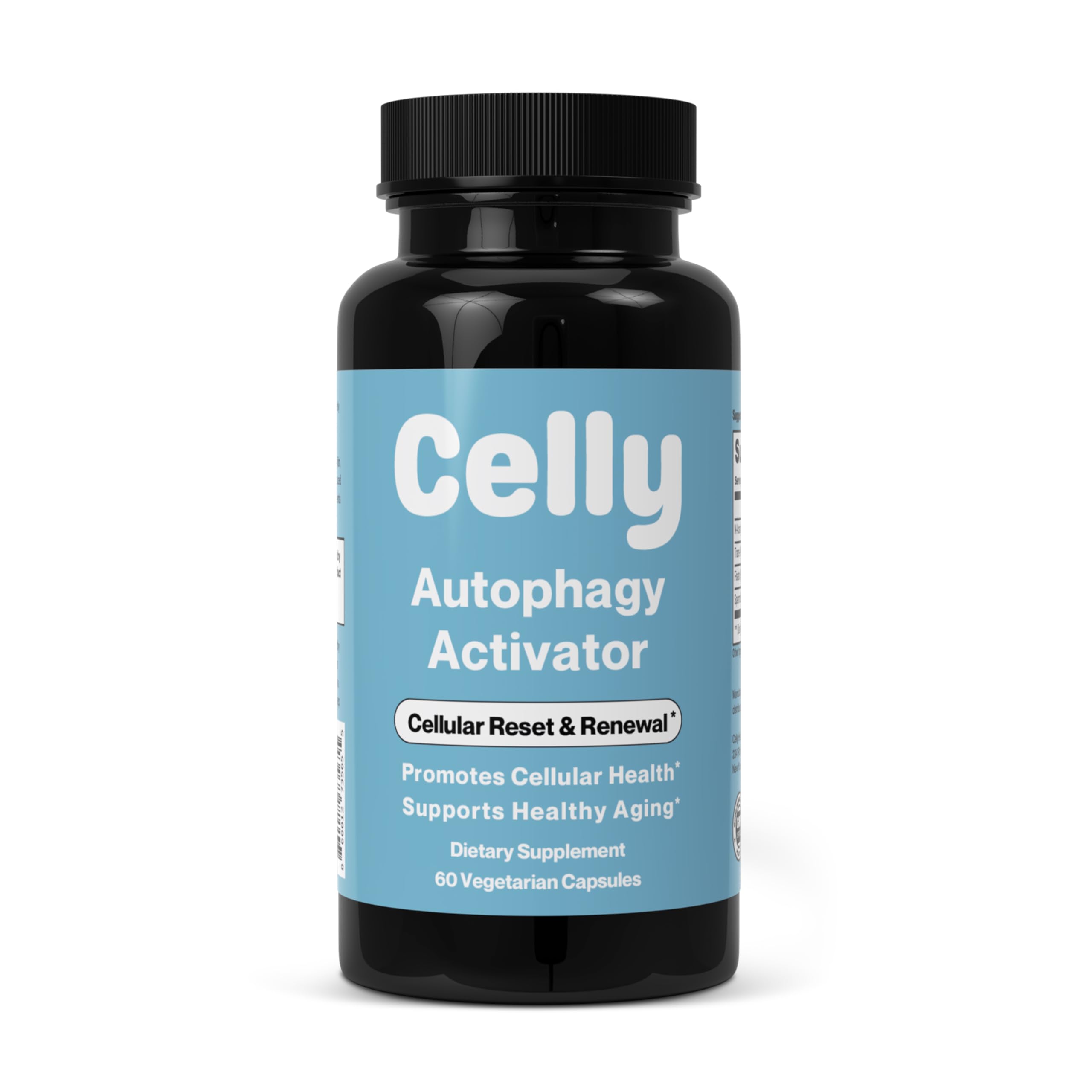 Celly Autophagy Activator | Longevity Supplement for Cellular Nutrition and Healthy Aging | Promotes Cell Renewal with Spermidine, Pterostilbene, Fisetin, and NAC | Made in USA & 3rd Party Tested Celly Au supplements
