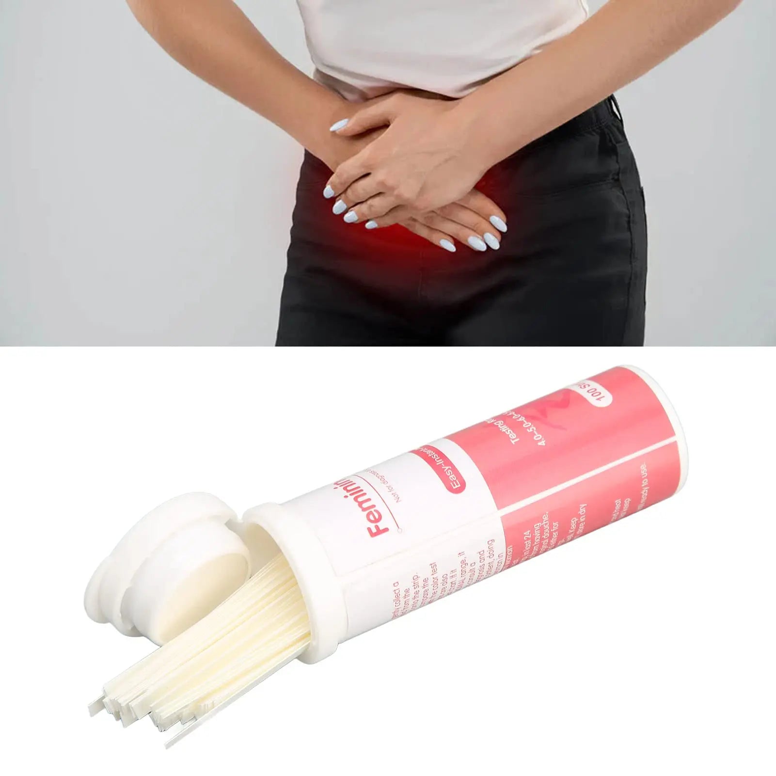 100 Vaginal Test Strips Check PH Level for Female Health, Accurate & Easy to Use, Monitor Gynecologic Betued Au supplements