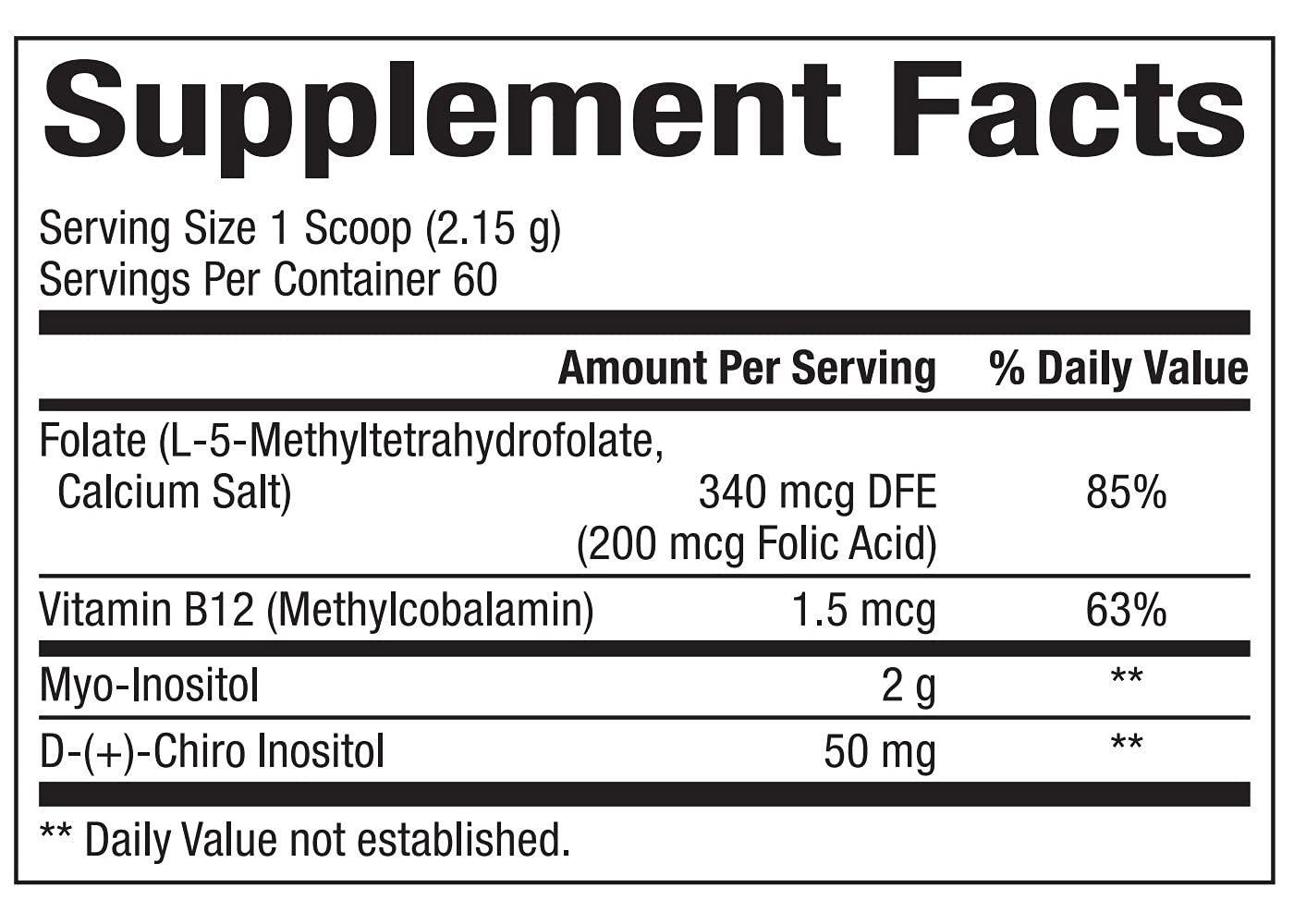 Bioclinic Naturals - Myo-Inositol 129 g Powder Bioclinic Naturals Au supplements