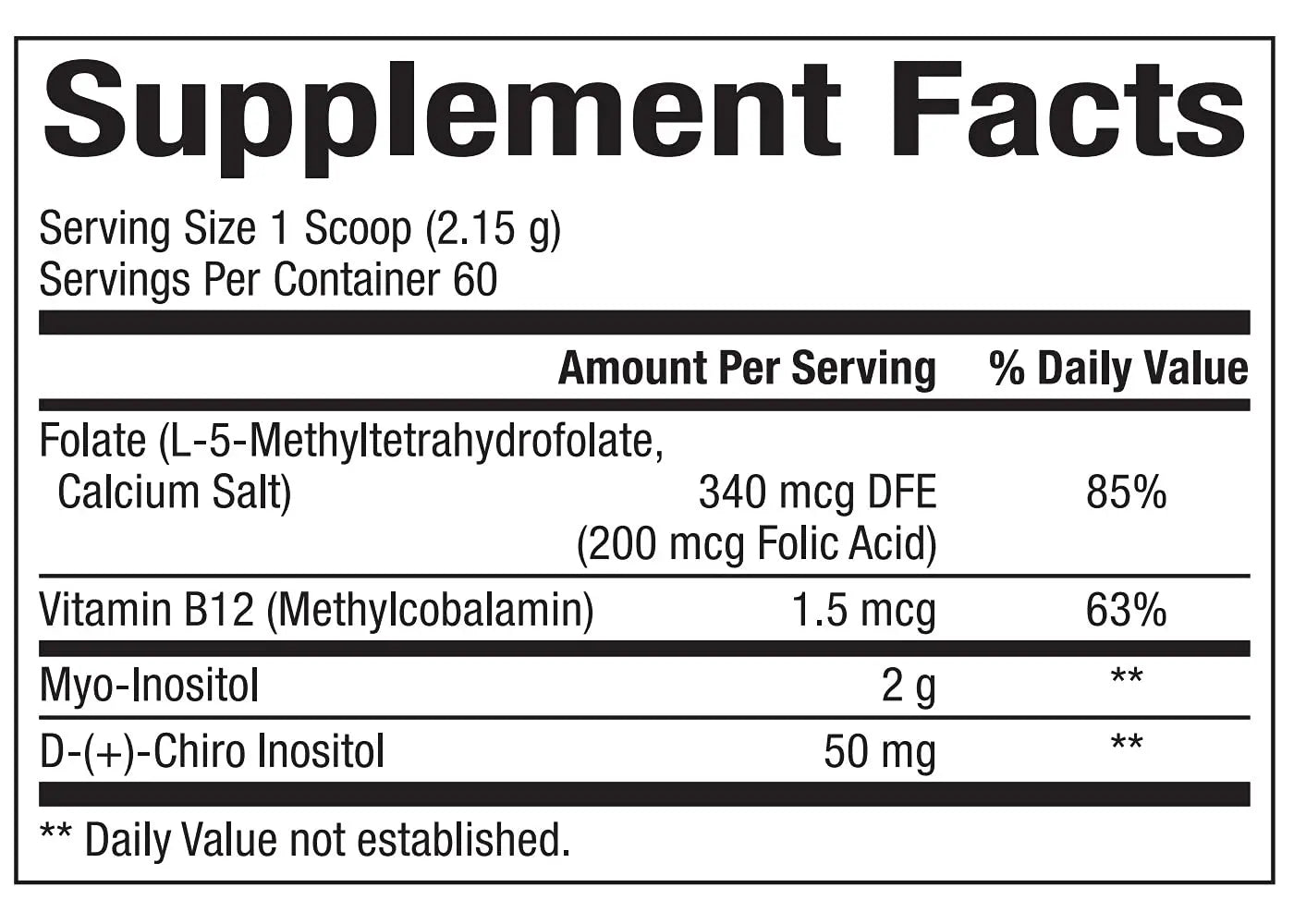 Bioclinic Naturals - Myo-Inositol 129 g Powder Bioclinic Naturals Au supplements