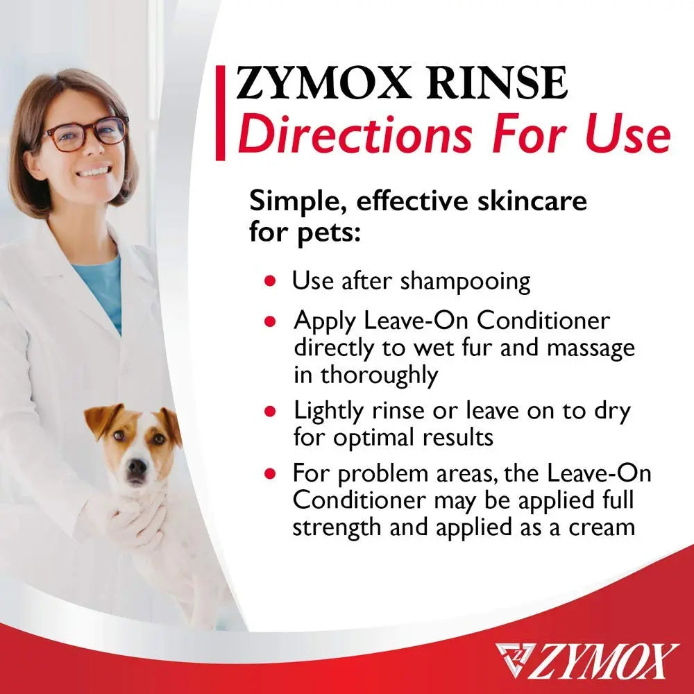 Zymox Leave On Conditioner for Pets, 12 fl oz Pet King Brands Au supplements