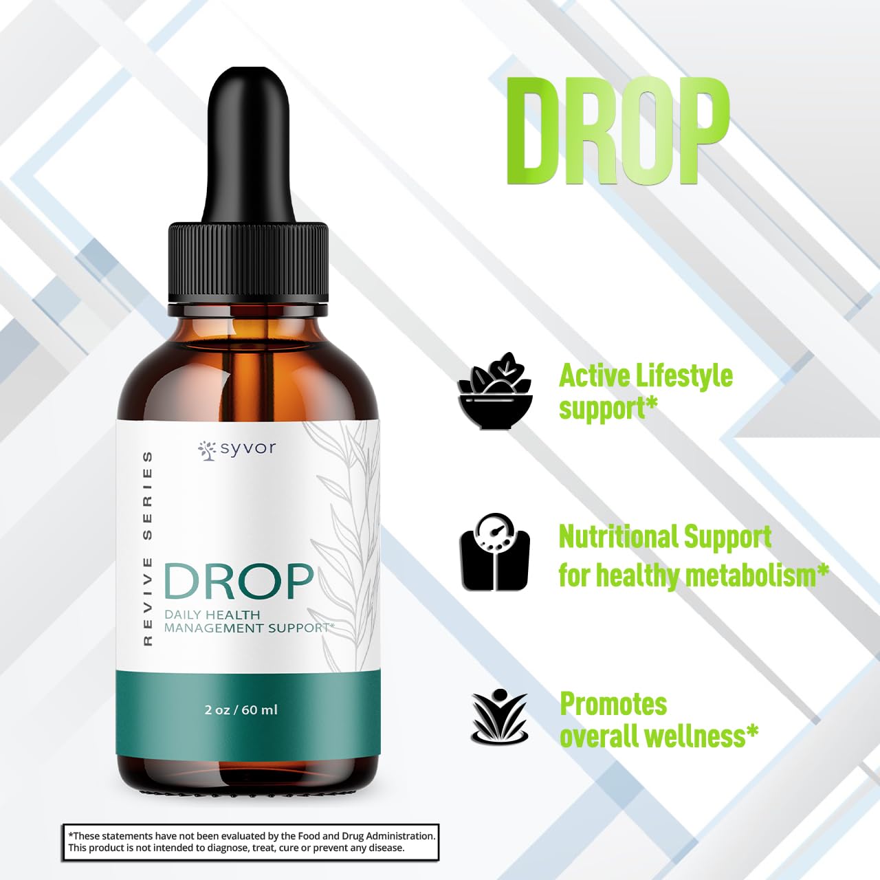 (3 Pack) Drop The Pounds Drops, Official Drop The Pounds Liquid Drops with All Natural Ingredients, Advanced Health Optimizer & Wellness Support with Premium Vitamins for Women & Men (90 Servings) Syvor Au supplements