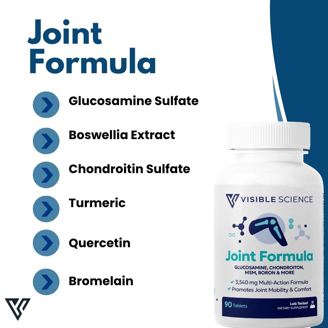 Visible Science Joint Formula – Advanced Joint Support with Herbal Blend & Antioxidants, Tablets 90ct Visible Science Au supplements