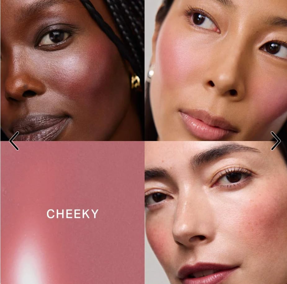 Merité Cheeky Cream Blush, Lightweight Buildable Color Balm with Vitamin E for Cheeks and Lips Flush Balm Cream Blush (0.31oz) (Cheeky - Cool Pink) Generic Au supplements