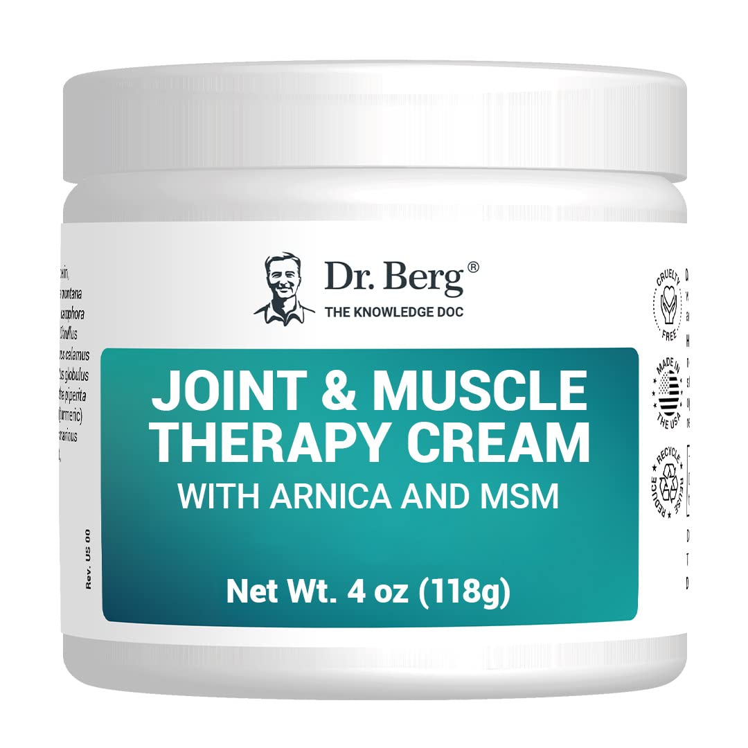 Dr. Berg's Joint & Muscle Cream - Workout Recovery, Full-Body Relaxation, Skin Nourishme Dr. Berg Nutritionals Au supplements