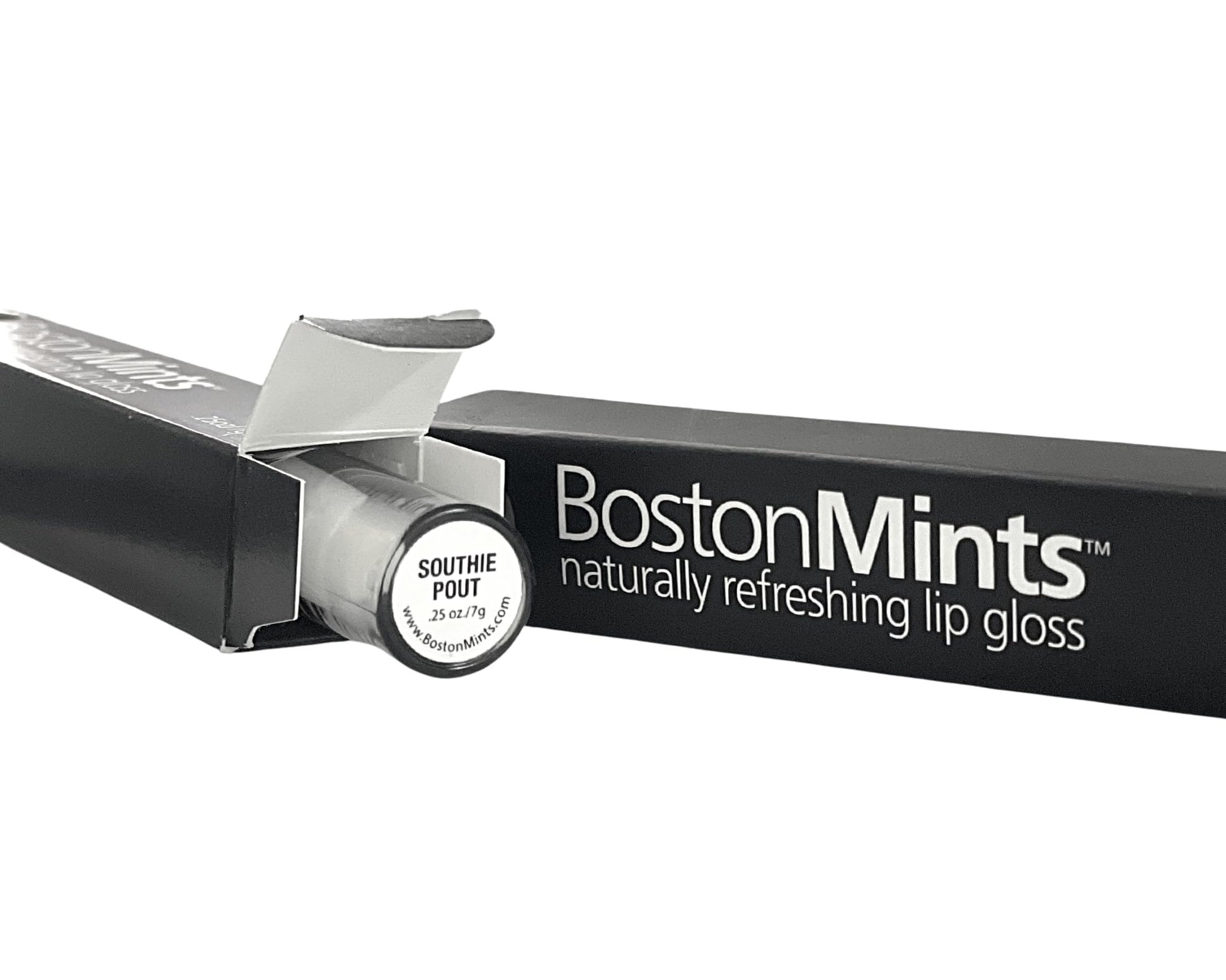 Healthy, Naturally Lip Plumping Clear LipGloss, Southie Pout (.25oz) - Vegan, Plant-Based ingredients. Cooling Mint Enhances Fullness, while Avocado Oil and Jojoba provides lasting Hydration. Boston Mints Au supplements