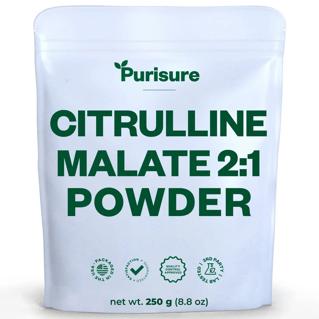 Purisure L-Ctrulline Powder 250g, Premium Citrulline 2:1 Malate Supplement for Strength Purisure Au supplements