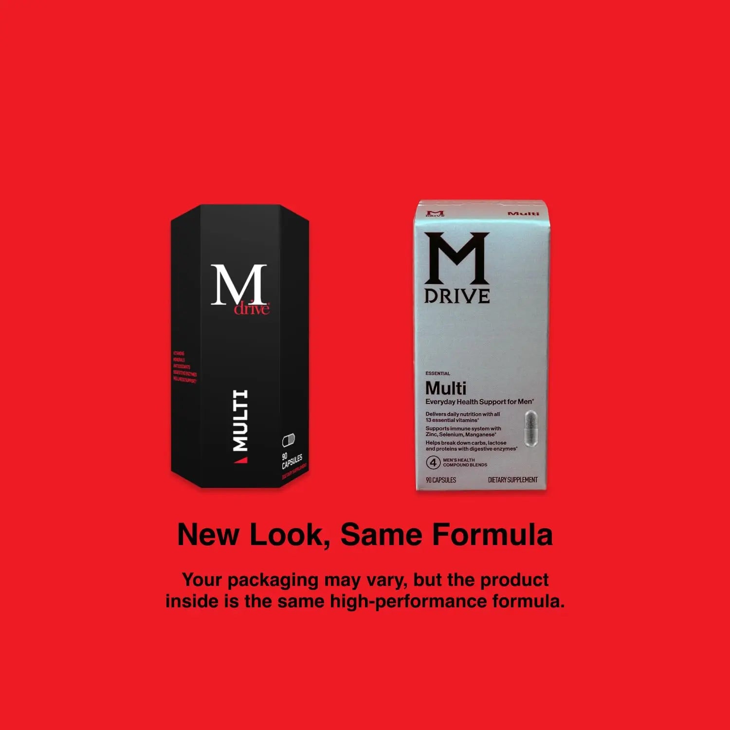 Mdrive Elite Multi - Natural Energy, Strength, Stress Relief, Lean Muscle, Immune Health Support from Zinc, Selenium, Manganese & Vitamin D, Enzymes for Digestive Support Mdrive Au supplements