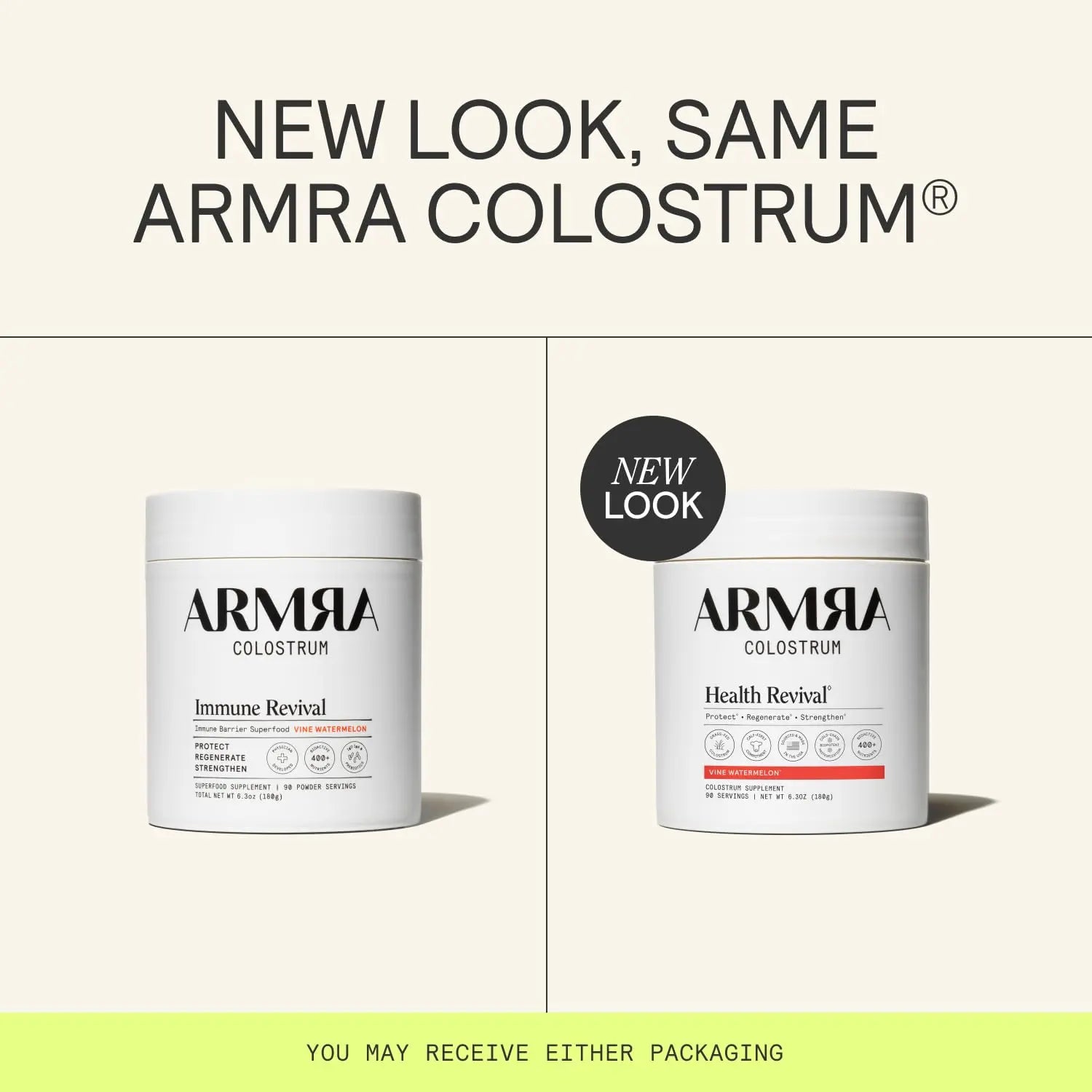 ARMRA Colostrum Powder | Vine Watermelon | Gut Health & Bloating | Skin & Hair | Immunity | Keto, Gluten & Fat-Free | 90 Servings ARMRA Au supplements
