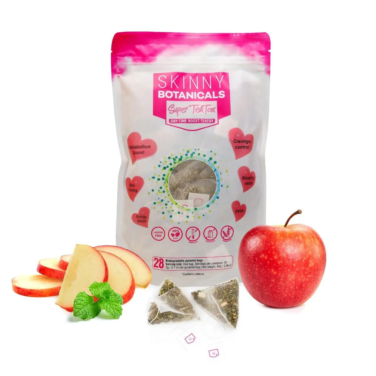 Skinny Botanicals Daytime Detox Tea for Body Cleanse All Natural - Laxative-Free, Supports Skinny Botanicals Au supplements