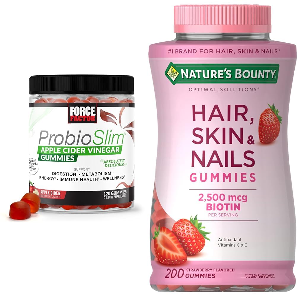 Force Factor ProbioSlim Apple Cider Vinegar Gummies with Organic, LactoSpore & Nature' Force Factor Au supplements