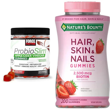 Force Factor ProbioSlim Apple Cider Vinegar Gummies with Organic, LactoSpore & Nature' Force Factor Au supplements