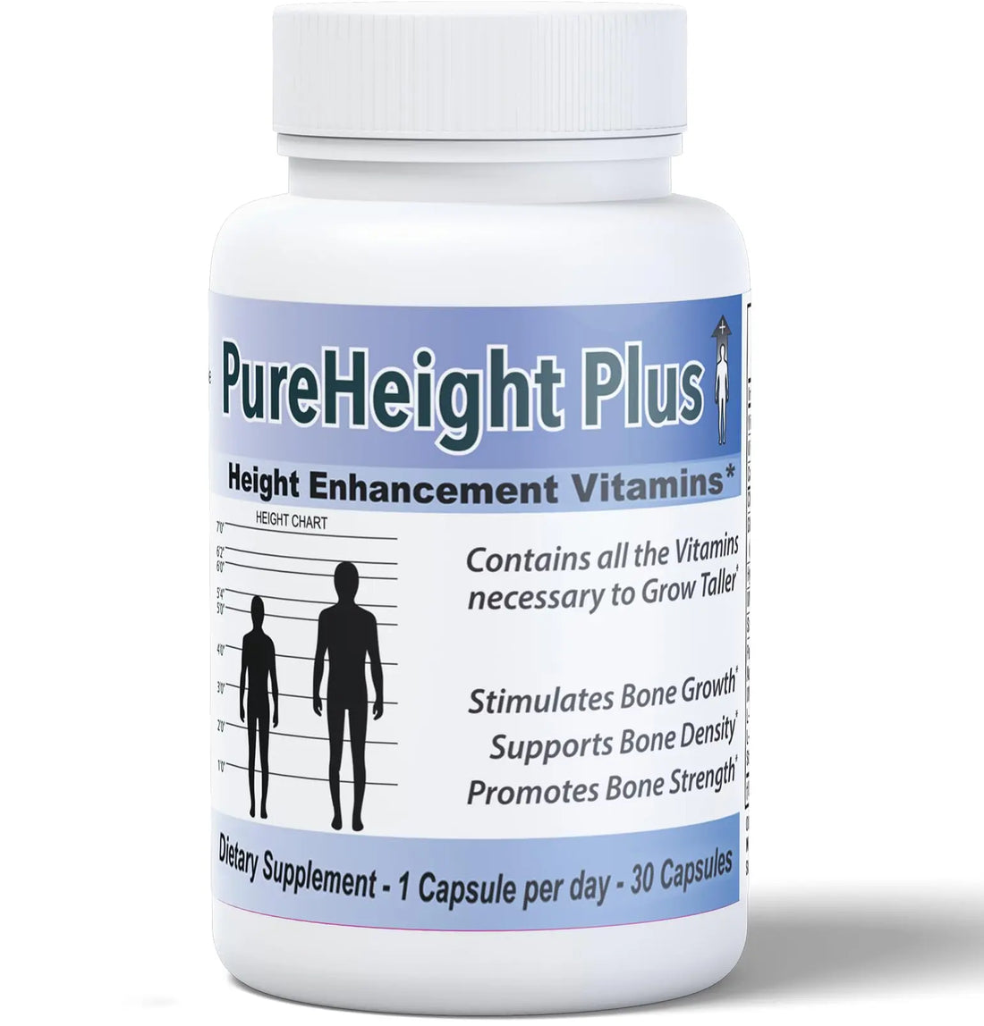 Height Growth Vitamins Grow Taller - Increase Bone Strength Bone Density Bone Growth PURE BIOTECHNOLOGIES Au supplements