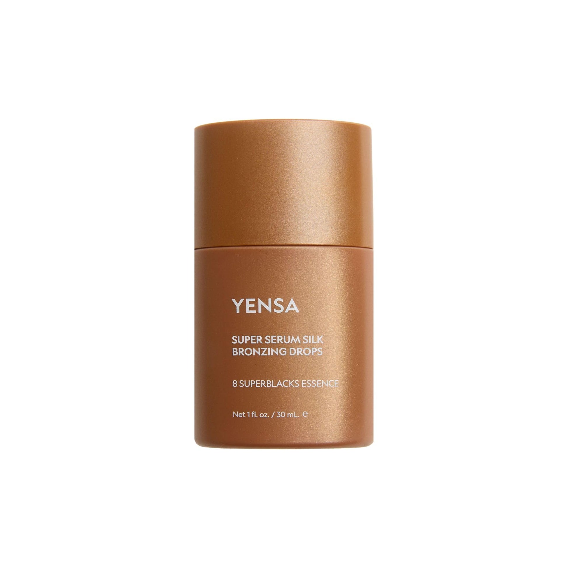 YENSA Super Serum Silk Bronzing Drops for Face - Liquid Bronzer Drops Enriched with Bakuchiol, Ferulic Acid & Super Oils - Hydrates & Nourishes with a Subtle Shimmer Finish - Universal Shade (1 Fl oz) YENSA Au supplements