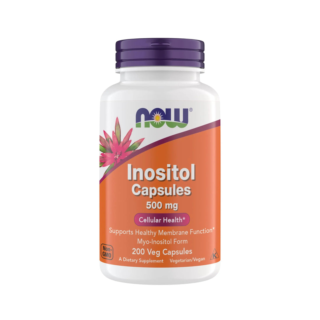 Now Foods Inositol 500 mg, Superior Myo Inositol Form, for Healthy Membrane Function Now Foods Au supplements