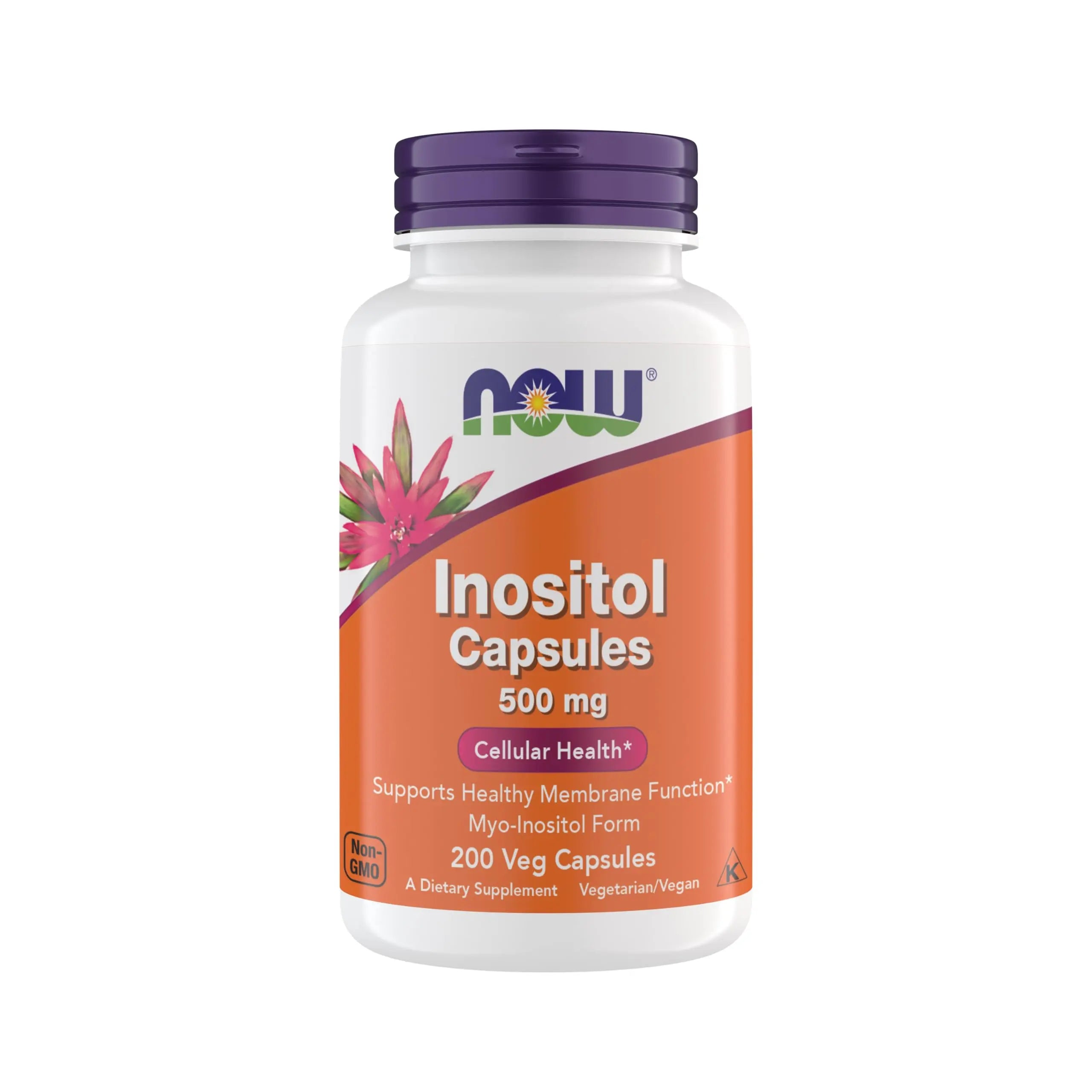 Now Foods Inositol 500 mg, Superior Myo Inositol Form, for Healthy Membrane Function Now Foods Au supplements