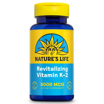 Nature's Life Revitalizing Vitamin K2 - Bone Health, Artery and Heart Health Support - High Potency Vitamin K Supplement as Vitamin K2 MK4 Nature's Life Au supplements