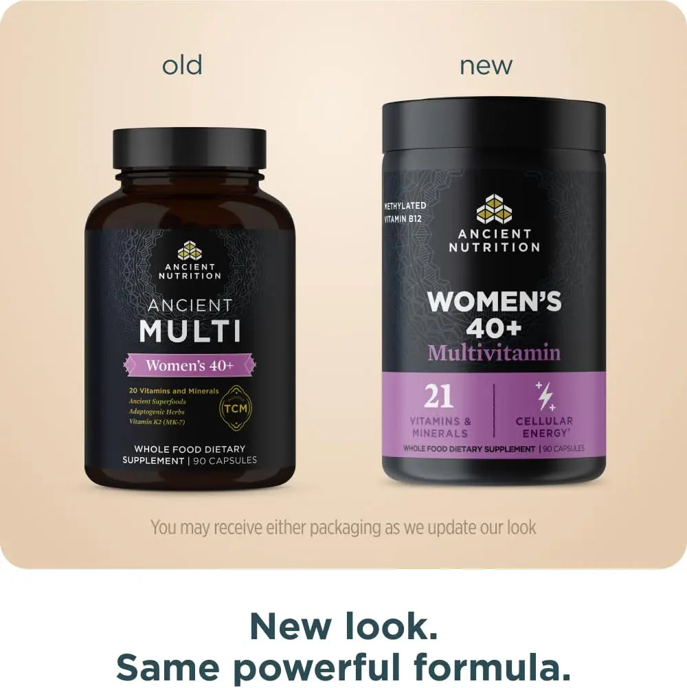 Ancient Nutrition Multivitamin for Women 40, Multi Vitamin and Immune Support with Vitamin D & C, 20 Vitamins and Minerals Ancient Nutrition Au supplements
